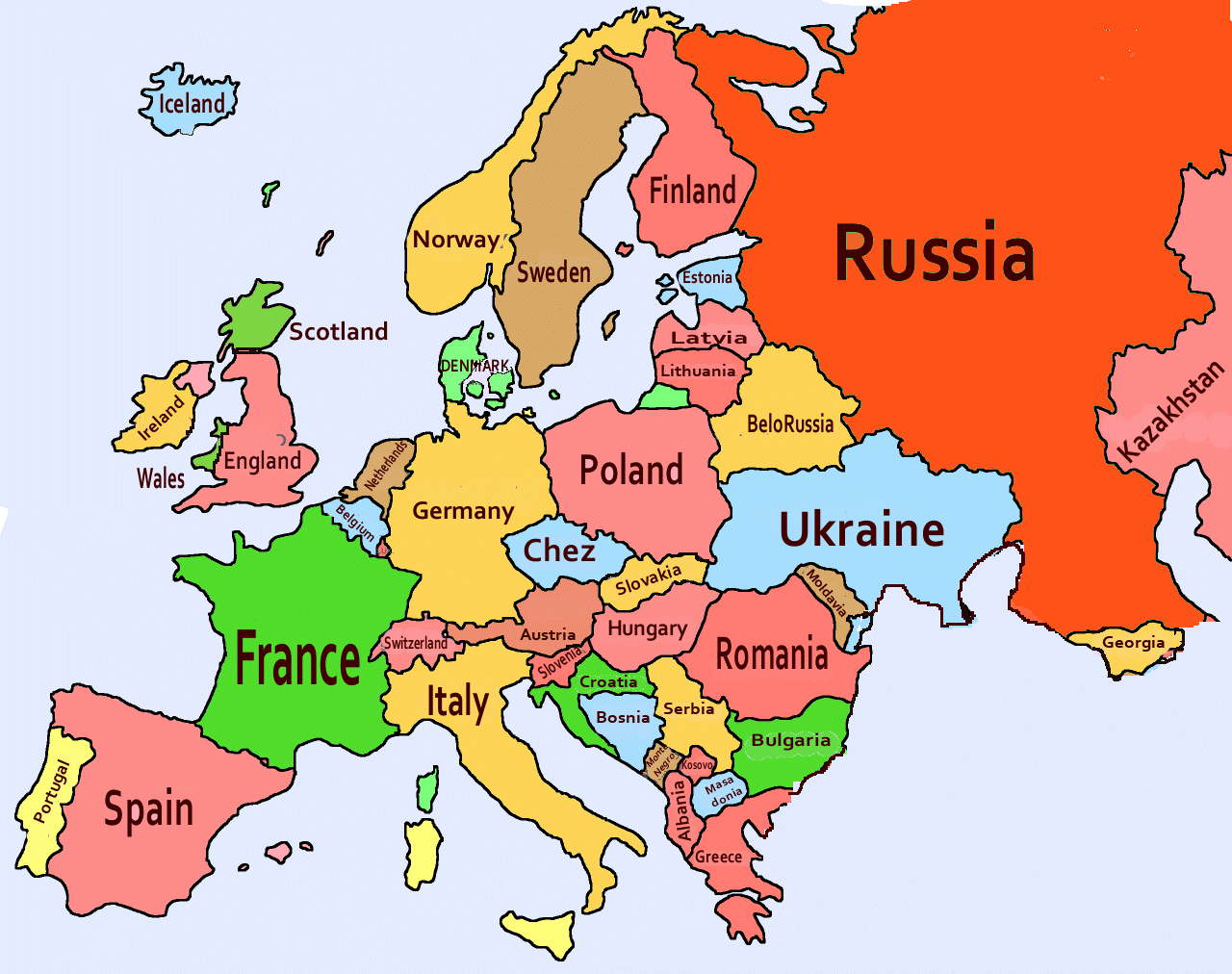 Europe Map